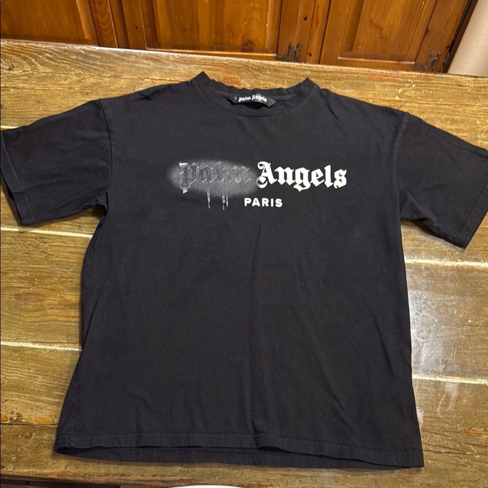 Palm Angels Paris Black T-Shirt